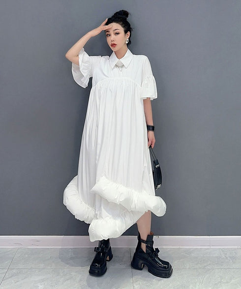 Hem Ruffle Dress